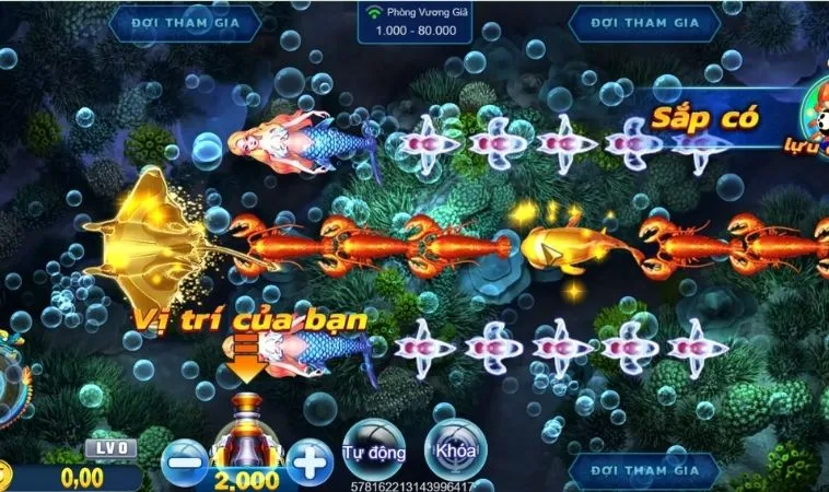 Giao diện chơi Bắn Cá Royal Fishing Tại SM66