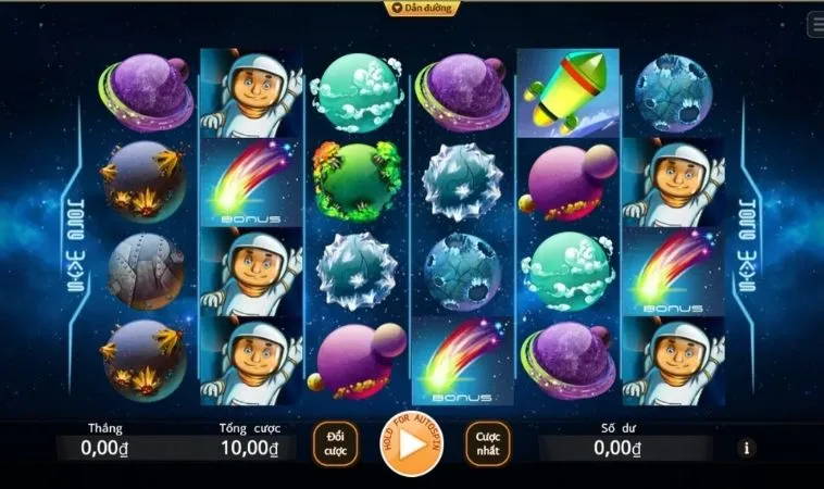 Giao diện chơi Nổ Hũ Vũ Trụ Tại SM66