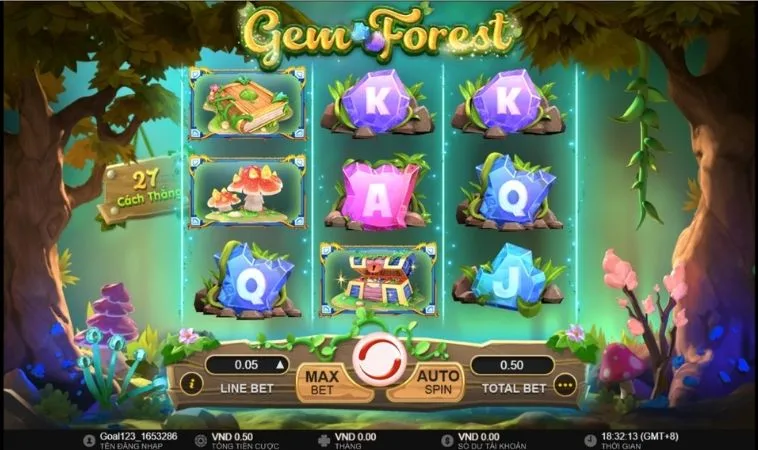 Khám Phá Kho Báu Với Trò Chơi Nổ Hũ Rừng Xanh Tại SM66 2 Giao diện chơi Nổ Hũ Rừng Xanh Tại SM66